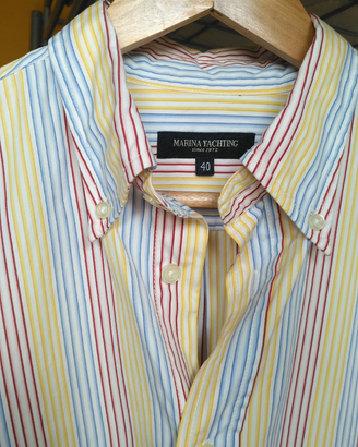 Camicia Marina Yachting tg M/L collo 40 multicolor