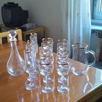 SERVIZIO BICCH.+BOTT. VINO+CARAFFA ACQUA-M.AGLIERI