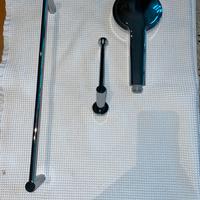 Porta rotolo, porta asciugamani, soffione doccia