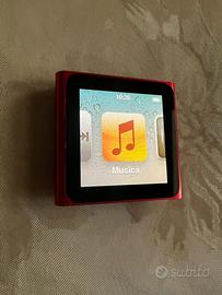 Apple Ipod nano 6 generazione rosso 16GB