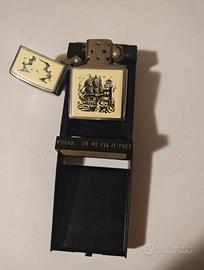 Zippo Vintage 1989 Scrimshaw 