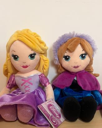 Peluche Disney Rapunzel e Anna