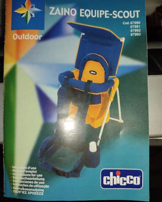Chicco zaino Equipe Scout