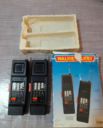 Walkie Talkies giocattolo vintage fine anni '80