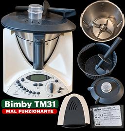 Bimby Vorwerk TM31 malfunzionante con accessori