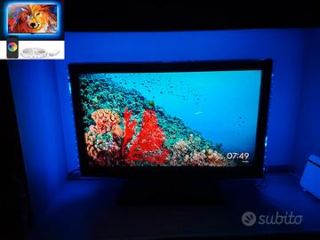 TV Samsung 37'', striscia led Retroilluminazione - Audio/Video In