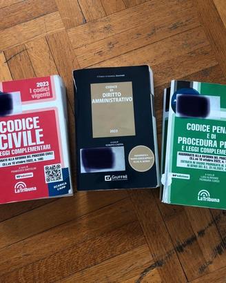 codici civile, penale e ammistrativo