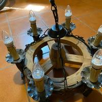 Lampadario Rustico