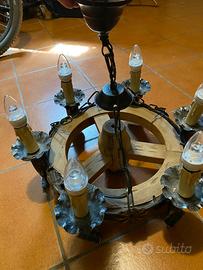 Lampadario Rustico