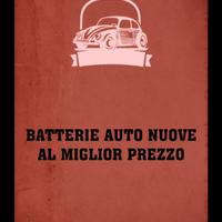 Batterie auto nuove al prezzo migliore