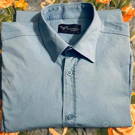 Camicia uomo Kayhan, XXL, azzurra, cotone. Øttima