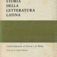 STORIA DELLA LETTERATURA LATINA -Perelli Luciano