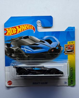 Hot Wheels Bugatti Bolide Nero con Blu 2023