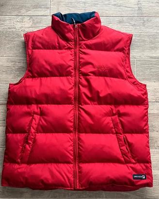 Gilet Puffer Uomo FILA Rosso Piuma d'Anatra Tg L