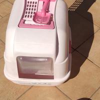 Due lettiere per gatti