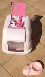 Due lettiere per gatti