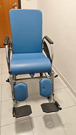 Sedia comoda per anziani autospinta posteriore