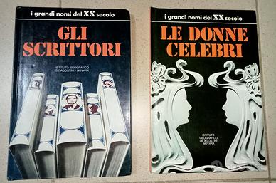 2 libri "I grandi nomi del XX secolo"