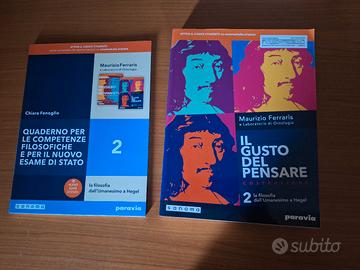 Il gusto del pensare 2 Paravia ISBN 9788839535948