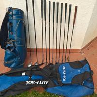 Golf 2 set di mazze 2 sacche 2 borsoni palline