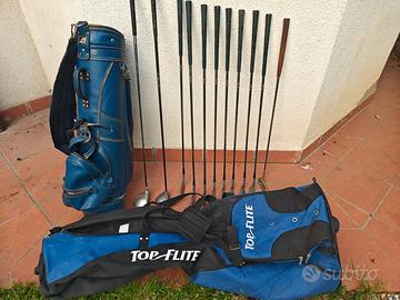 Golf 2 set di mazze 2 sacche 2 borsoni palline