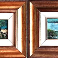 due paesaggi del pittore Giuseppe Castrovilli