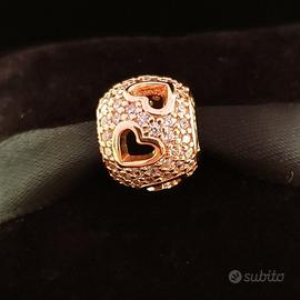 Pandora Charm 781426cz BATTICUORE rose
