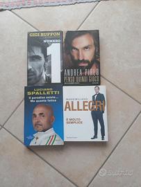 Lotto 4 Libri Calcio - Biografie e saggi