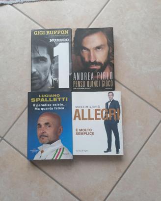 Lotto 4 Libri Calcio - Biografie e saggi