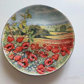 Piatto Limoges Papaveri