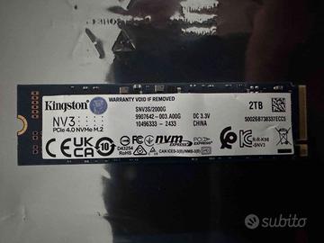Kingston NV3 Pcie 4.0 2TByte SNV3S/2000G