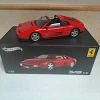 Ferrari 348 ts hotwheels elite 1 18 