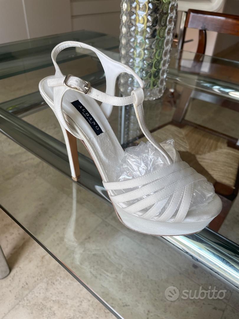 Scarpe sposa hotsell albano basse