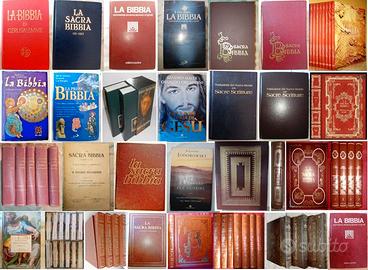 La Sacra Bibbia della CEI e altre, varie edizioni