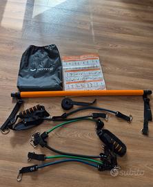 KIT PILATES BARRA ED ELASTICI 9-23 KG WORK OUT
