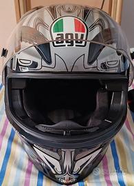 casco moto integrale AGV T2 in fibra taglia L