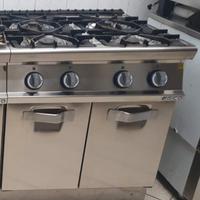 Cucina 4 fuochi gas