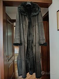 Cappotto lungo in lapin, taglia S