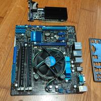 ASUS P7P55-M 8GB RAM +I5 760 + SCH. VId.  GF8400