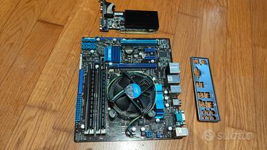 ASUS P7P55-M 8GB RAM +I5 760 + SCH. VId.  GF8400