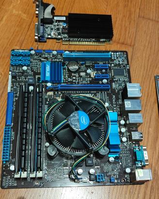 ASUS P7P55-M 8GB RAM +I5 760 + SCH. VId.  GF8400