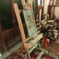 Cavalletto professionale per pittore o per espozio