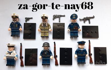 Soldati tedeschi ww2 Kriegsmarine compatibili Lego