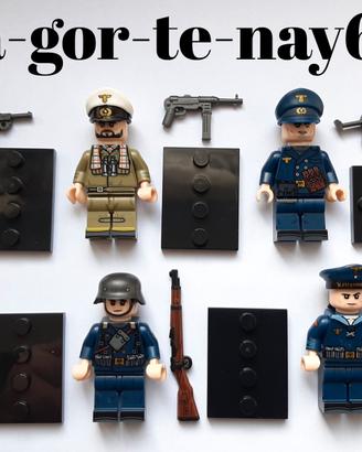 Soldati tedeschi ww2 Kriegsmarine compatibili Lego