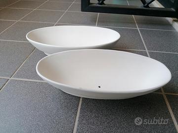 2 vasi design di terracotta per piante 