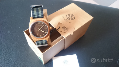Orologio in legno AB AETERNO