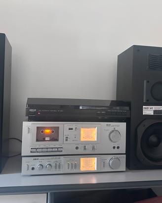 Impianto hi-fi akai vintage