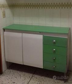 CREDENZA CUCINA in fòrmica VINTAGE ANNI ’60 modern