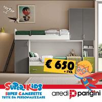 Cameretta a soppalco - Pomo SUPER4'0