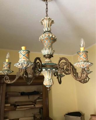 LAMPADARIO IN CERAMICA